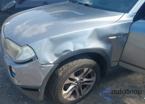 2007 BMW X3 3.0Si z USA, uszkodzony, nr VIN WBXPC93487WF01868